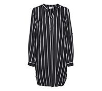 KAFFE Blusa Larga para Mujer, Estilo Tunic con Hombros Descubiertos, con Hombros Descubiertos, de Manga Larga Vestido Informal Mujer