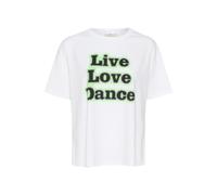 Kaffe Camiseta 'KA Ellen' verde claro / negro / blanco S verde claro / negro / blanco