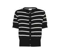 Kaffe Cárdigan 'Lizza' negro / blanco Mujer Kaffe S negro / blanco