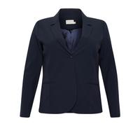 Kaffe Curve - Blazer Midnight Marine con escote en V - Jackets - Mujer - Azul - 8XL -