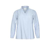 KAFFE CURVE Blusa 'Anni' azul cielo / azul pastel / plata M-L azul cielo / azul pastel / plata