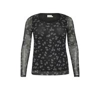 KAFFE CURVE Blusa 'KC Autumna' gris / verde XL gris / verde
