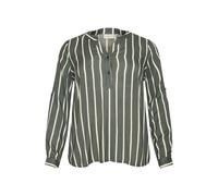 KAFFE CURVE Blusa 'KC Sida' caqui / blanco 11XL caqui / blanco