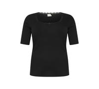 KAFFE CURVE Camiseta 'Britt' negro S negro