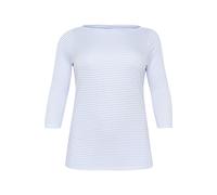 KAFFE CURVE Camiseta 'Malle' azul cielo / blanco M azul cielo / blanco