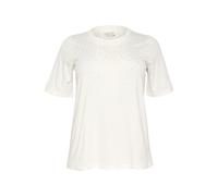 KAFFE CURVE Camiseta plata / blanco L plata / blanco