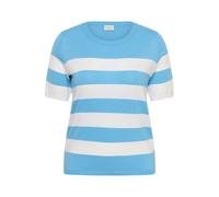 KAFFE CURVE Jersey 'KClizzy' azul oscuro / blanco natural XL EUR