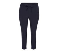Kaffe Curve - Pantalones Slim-Leg con Cinturón Midnight Marine - Trousers - Mujer - Azul - 4XL -