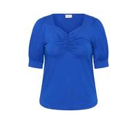 Kaffe Curve Plus-Size Women's Blouse Short Sleeves Sweetheart Neck Regular Fit Blusas, Surf The Web, L además de su Talla para Mujer