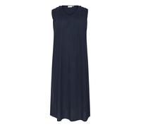 Kaffe Curve Plus Size Women's Maxi Dress Sleeveless V-Neck Loose Fit Pockets Vestido, Midnight Marine, 50/más Talla para Mujer