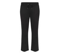 Kaffe Curve Plus-Size Women's Pants Straight Legs Elastic Waist Cropped Length Pantalones, Black Deep, S además de su Talla De Las Mujeres