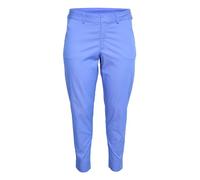 Kaffe Curve Plus-Size Women's Trousers Cropped Chino Pants Slim Fit Zipper Pantalones, Ultramarine, 42/más Talla De Las Mujeres