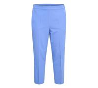 Kaffe Curve Plus-Size Women's Trousers Cropped Length Elasticated Waist Pockets Pantalones, Ultramarine, 46/L De Las Mujeres