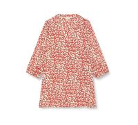Kaffe Curve Plus-Size Women's Tunic 3/4 Sleeves V-Notch Neck Casual Fit Printed sayo, Cayenne/White Graphic Animal, 44 Grande Taille De Las Mujeres
