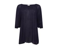 Kaffe Curve Women's Plus Size Tunic 3/4 Sleeves A-Shape Blusa, Midnight Marine, 44 De Las Mujeres