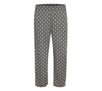 Kaffe Curve Women's Plus Size Wide Pants Loose Printed Pantalones, Black/Sand Dollar Graphic, 48 De Las Mujeres