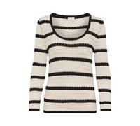 Kaffe Jersey 'Eleanor' kitt / negro XXL kitt / negro