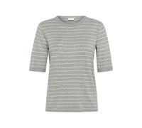Kaffe Jersey 'KA Mala' gris moteado / blanco S EUR