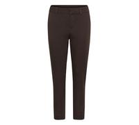 KAFFE Kalea - Pantalones chinos para mujer, elegantes, clásicos, ajustados, ajustados, marrón (Coffee Bean), 40