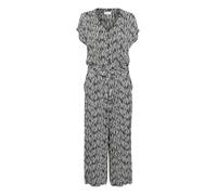 KAFFE - Mono corto para mujer, diseño de piernas cortadas, relajado, con cuello en V