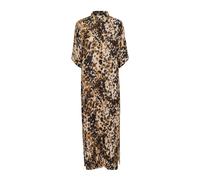 Kaffe- Vestido Camisero Estampado de Leopardo- Dresses- Mujer- Multicolor- M- Vestido Camisero Estampado de Leopardo