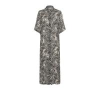 Kaffe- Vestido Camisero Estampado Hoja Gris- Dresses- Mujer- Gris- XS- Vestido Camisero Estampado Hoja Gris