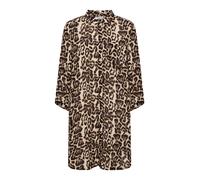 Kaffe Vestido camisero 'Hildur' beige / caramelo / negro 34 beige / caramelo / negro