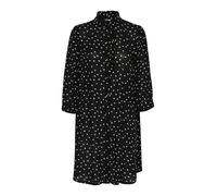 Kaffe Vestido camisero 'KA Vinni Amber' negro / blanco 38 negro / blanco