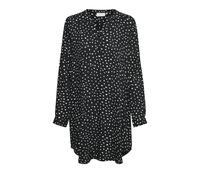Kaffe- Vestido Camisero Negro / Tiza Lunares- Dresses- Mujer- Negro- S- Vestido Camisero Negro / Tiza Lunares