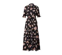 Kaffe Vestido camisero 'Velana' azul / marrón claro / naranja / negro 42 azul / marrón claro / naranja / negro