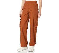 Kaffe Women's Cargo Pants Casual Fit High-Waisted Elastic Waist Drawstring Cuff, Pantalones De Las Mujeres, Rawhide,