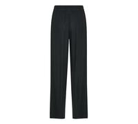 Kaffe Women's Casual Pants Elastic Waist Wide Legs Full-Length Pockets Pantalones, Black Deep, XS De Las Mujeres