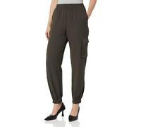 Kaffe Women's Casual Pants Joggers Cuffs Elastic Waist Relaxed Fit Pantalones, Asphalt, 40 De Las Mujeres