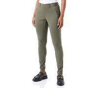 Kaffe Women's Casual Pants Zipper Pockets High-Waisted Elastic Waist Slim Fit, Pantalones De Las Mujeres, Grape Leaf,