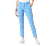 Kaffe Women's Chino Pants Cropped Length Straight Legs Regular Waistband, Pantalones De Las Mujeres, Ultramarine,