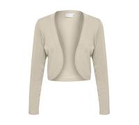 Kaffe Women's Long Sleeve Bolero Short Shoulder Jacket Open Front Torera, Ecru, M De Las Mujeres