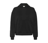 KAFFE Women's Sweatshirt Hooded Kangaroo Pocket Long Sleeves Regular Fit Sudadera con Capucha, Negro Profundo, XXL para Mujer