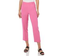 Kaffe Women's Trousers Cropped Length Elastic Waist Regular Fit Pockets, Pantalones De Las Mujeres, Shocking Pink,