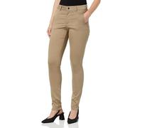Kaffe Women's Trousers Slim Fit Regular Waistband Zip and Button Fastening Pantalones, Brindle, 38 De Las Mujeres