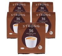 Kaffekapslen | Strong (Taza normal) - 180 monodosis para Senseo