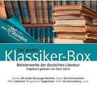 Storm, Kafka, Goethe, Morgenstern, Ringelnatz - Die große Klassiker-Box auf 5 mp3-CDs