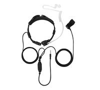 Kafuty Auriculares Acústicos del Tubo del Aire Secreto de la Radiación Anti del Auricular del Micrófono de la Garganta de 3.5mm PTT para el Teléfono Móvil