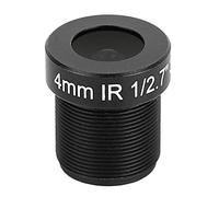 Kafuty Lente de cámara de Seguridad CCTV 4mm 3MP HD Lente de reemplazo de cámara con Distancia Focal Fija, Lente de píxeles de Ultra Alta definición de 12M Adecuada para Sistema