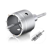 KAFUWELL Sierra Coronas para Hormigón 68mm SDS Plus con Adaptador Rápido 110 mm, Broca Coronas para Hormigón, Ladrillo, Mampostería de Piedra
