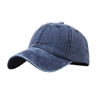 kaGeneric267.13 - Gorra de béisbol lisa con moños de béisbol, unisex, gorra de camionero desordenada para cola de caballo, gorra de béisbol Armadillo Co (azul, talla única)