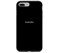 Kagura Souvenirs - Esquiadores de estación de esquí, diseño Minimalista Carcasa para iPhone 7 Plus/8 Plus