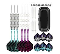 KAHDGSS 1 juego de dardos de metal de aluminio con funda de transporte, punta de acero profesional, juego de dardos de diana fácil de usar, juego de puntas de acero portátil
