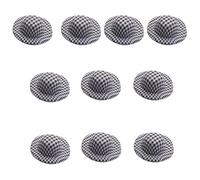 KAHDGSS 10 sombreros en miniatura sin terminar de 5,8 cm, sombreros de tela ligera para manualidades hechas a mano, decoración de vacaciones, accesorios de costura, suministros para hacer sombreros