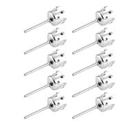 KAHDGSS 10Pcs Fashionable Claw Earring Components with Customes Designs Accessory For Comfortable Wear In Adult Jewelry Pieces Multiple Size Earring Posts For Craft
