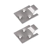 KAHDGSS 2 bisagras de asiento de carrito de golf, placa inferior de metal de repuesto para 71610-G01, pieza de golf de repuesto directo